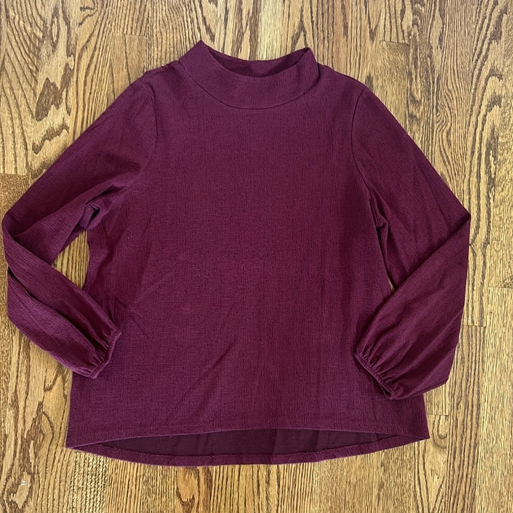 Old Navy Long Sleeve Mockneck Blouse